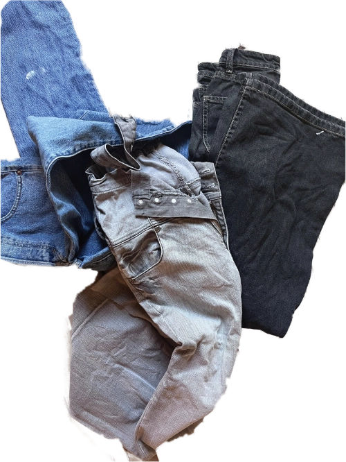 outfit-scraps-Jean jacket and feather shorts-1